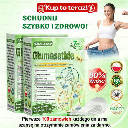 Oficjalny Sklep | 👩‍⚕️ ✨  𝐆𝐞𝑒𝐿𝑒𝐦𝐨𝐧® 𝐆𝐥𝐮𝐦ase𝐭𝐢𝐝𝐞 𝟖 𝐰 𝟏 Smukły i Zdrowy Nano Plaster z Mikronakłuciami 🇵🇱(Tylko raz dziennie, widoczne zmiany już w 7 dni)✅ Na otyłość, 🅛🅞🅞🅢🅔 🅢🅚🅘🅝 wiotką skórę, cukrzycę, bezdech senny, problemy ze stawami i wiele więcej