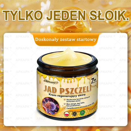 Polecane przez USK w Białymstoku · Wyprodukowano w Polsce✨✨ 𝖠𝖯𝖪𝖠𝖯𝖪® krem regenerujący skórę z jadem pszczelim